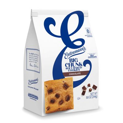 3 pack Entenmann&#39;s Big Chunk Chocolate Chip Soft Baked Cookies, 3 individual packs, 8 ct each, Cookies, 25.8 oz Multipack