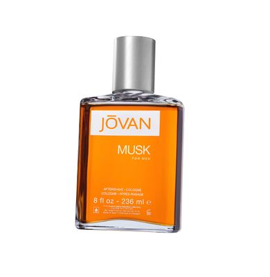 Jovan Musk for Men Aftershave 8 fl oz Pack of 1, Notes of Carnation, Lavender, and Amber, Men&#39;s Fragrance, Long Lasting, Everyday Fragrance