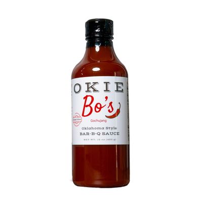 OkieBo&#39;s Gochujang Korean BBQ Sauce and Condiment - Perfect on Pork, Ribs, Pizza, Noodles, Brisket, Salmon, Chicken and Much More