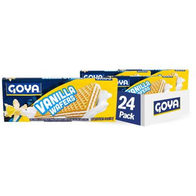 Goya Foods Vanilla Wafers, 4.94 Ounce Pack of 24