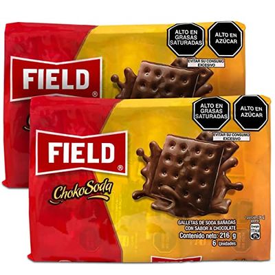 Field 2 Paquetes de Galletas Chokosoda Peruvian cookies chocosoda 6 units 2 Packs