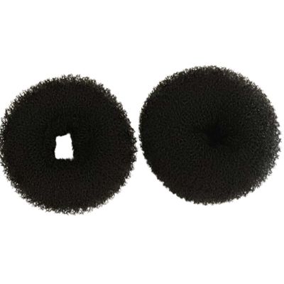 Pia Beauty Hair Donut Bun Maker, Ring Style Bun, Hair Increase Doughnut Shaper for Thicklong or shortthin Hair medium size 3.5 InchBlack