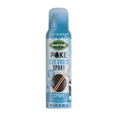 Mantova Poke Soy Sauce Spray, 3.4 fl. oz. Pack of 2, 100 Pure, All-Natural Soy Sauce, Vegan-Friendly, Gluten-Free, Cholesterol-Free, Certified Kosher