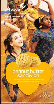 Girl Scout Peanut Butter Sandwich Cookies 21 per box