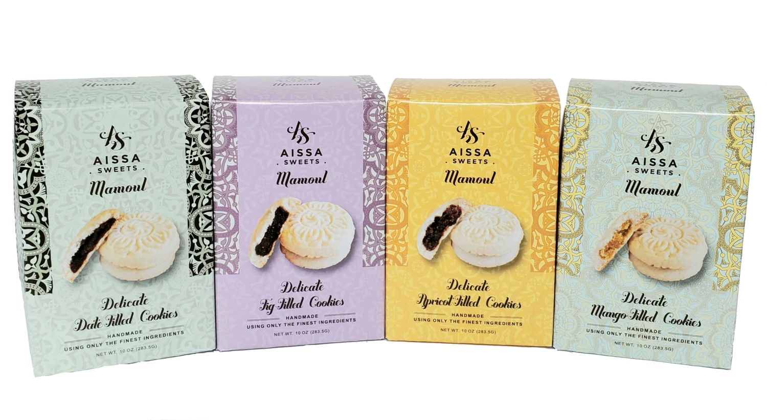 Variety box Mamoul Cookies Date, Mango, Apricot, Fig