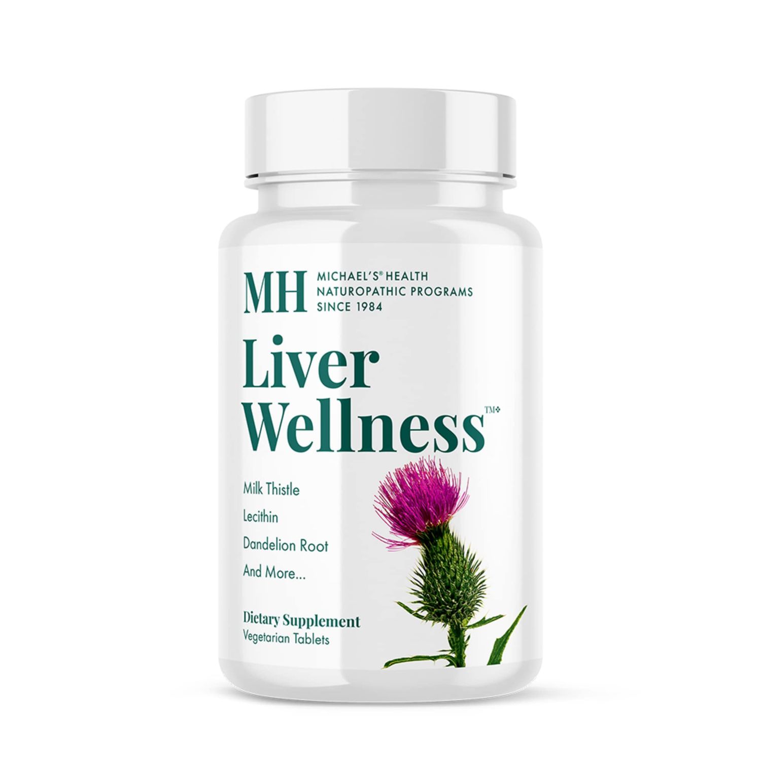 MICHAEL&#39;S Health Naturopathic Programs Liver Wellness - 90 Vegetarian Tablets - Contains Nutrients for Liver Support - Kosher - 30 Servings