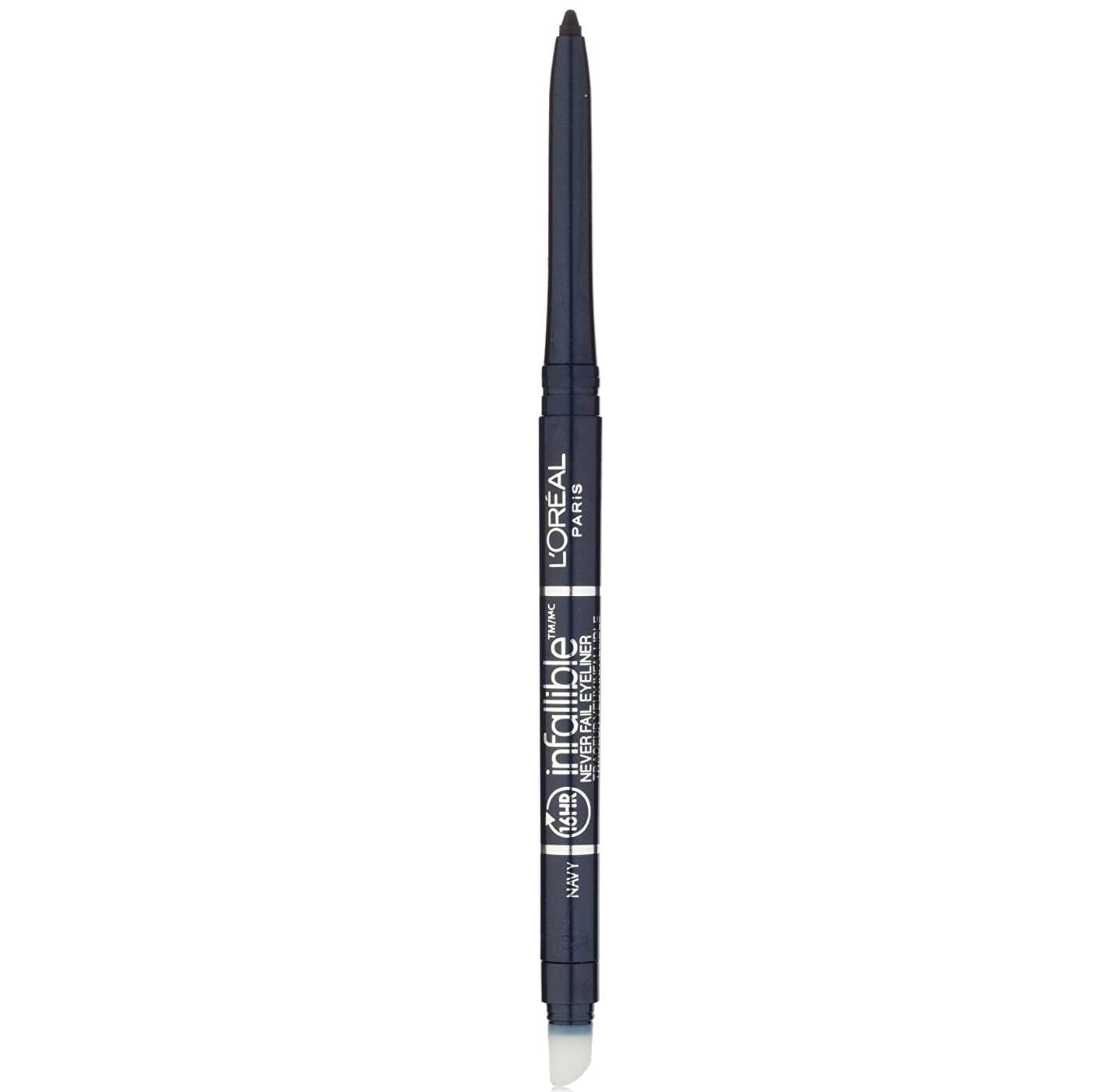 L&#39;Oreal Paris Makeup Infallible Never Fail Original Mechanical Pencil Eyeliner with Built in Sharpener, Navy, 0.008 oz.