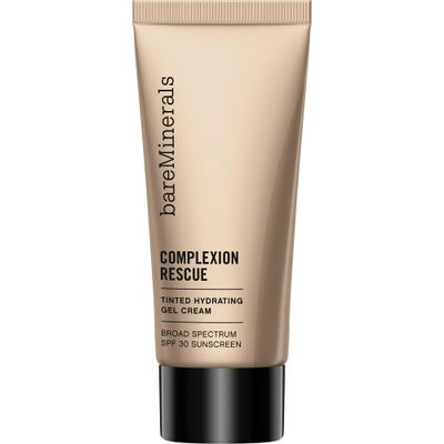bareMinerals Complexion Rescue Tinted Moisturizer for Face with SPF 30, Vegan Tinted Mineral Sunscreen with Hyaluronic Acid, Mini Size, Terra 8.5