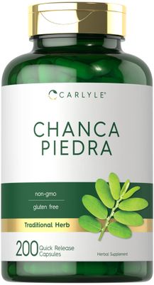 Carlyle Chanca Piedra 200 Capsules Non-GMO and Gluten Free Traditional Herb Formula