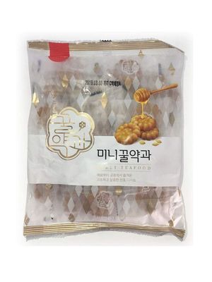 Korean Traditional Sweet Mini honey Yak Gwa Cookies 200 g x 3 Pack total 600g