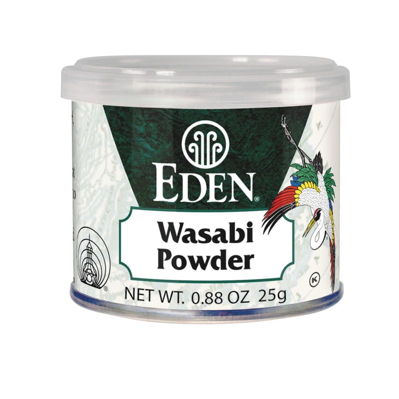 Eden Wasabi Powder, wReal Japanese Horseradish, Fiery, Traditionally Made in Japan, 0.88 oz