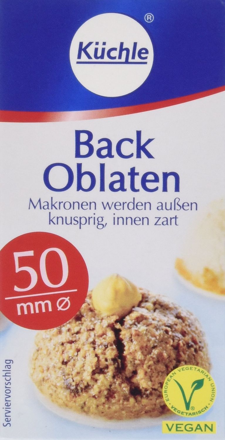 Back Oblaten Round Wafer 50 Mm 100 Ct - 3oz Pack of 3