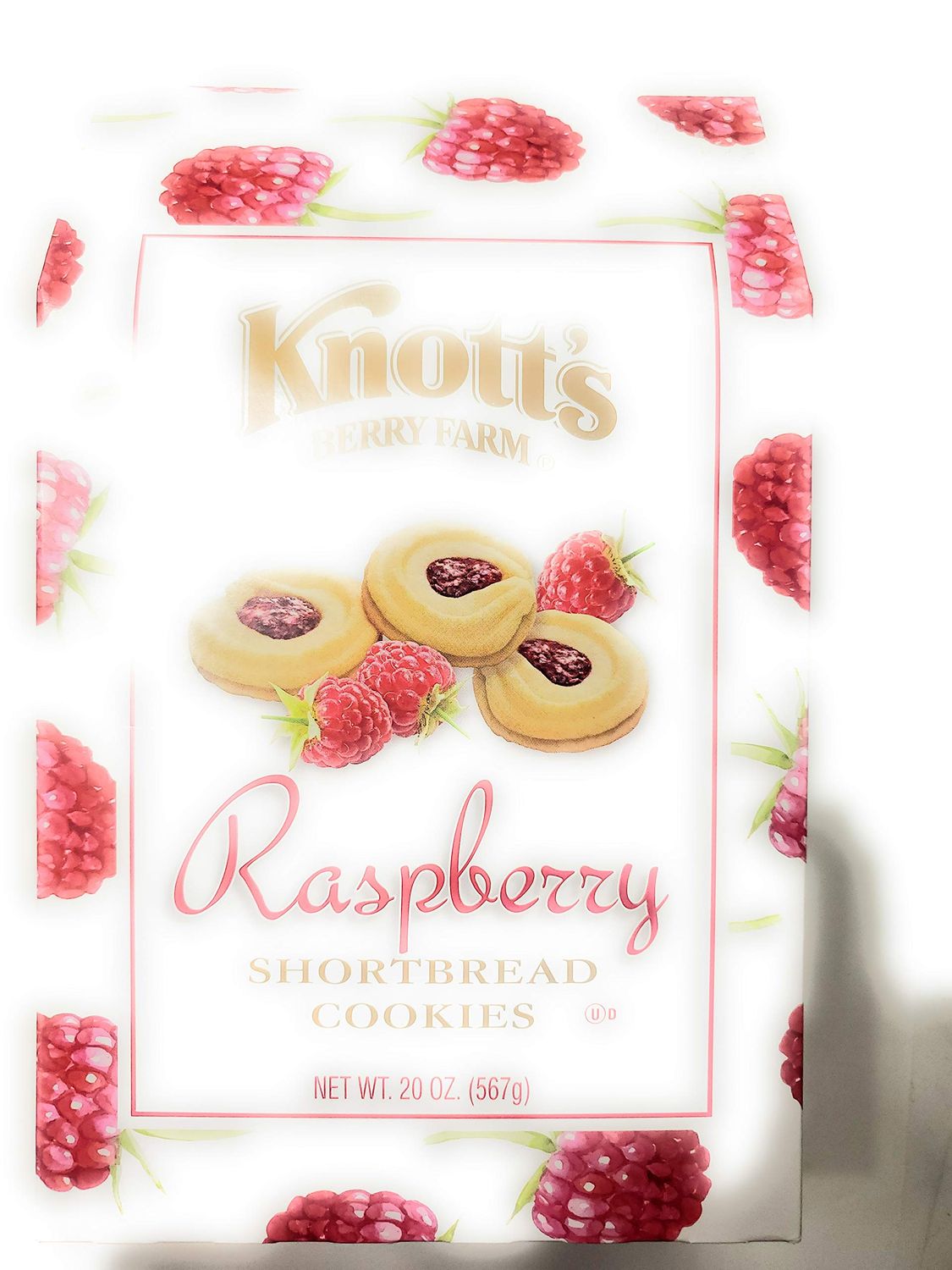 Knotts Berry Farm Raspberry Shortbread Cookies