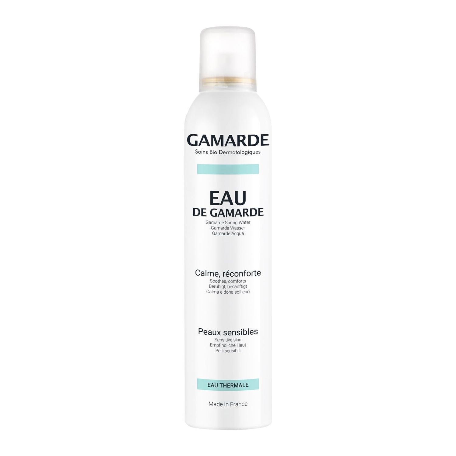 Gamarde Thermal Water Spray - Soothing Face Spray for Sensitive Skin - Redness Relief, Perfects Makeup Removal, and Refreshes Skin - 8.45 oz