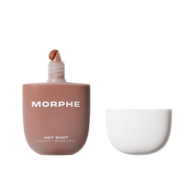 Morphe Hot Shot Sun Bronzing Drops - Waterweight Liquid Bronzer Drops with Niacinamide for Glowing Skin, Hydration &amp; a Natural Radiant Finish - Stuntan 1 Fl Oz