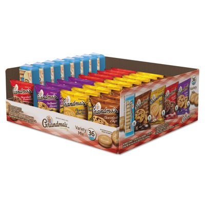 Cookies Variety Tray 36 Ct 8 bags are 3.025 oz 28 bags are 2.05 oz
