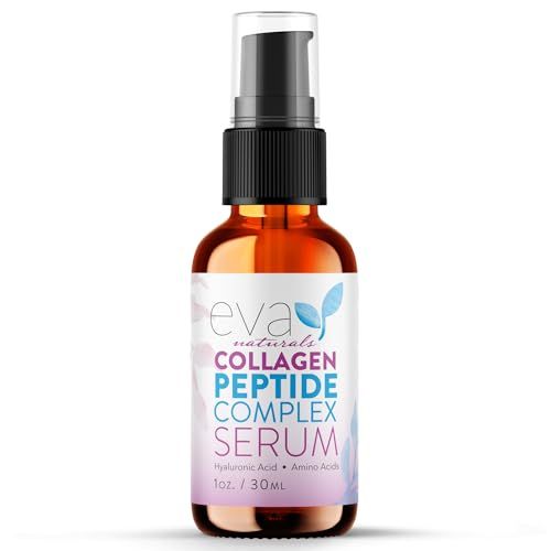 Collagen Peptide Serum - Anti Aging Collagen Serum for Face, Skin Brightening, Reduces Fine Lines &amp; Wrinkles 1 oz