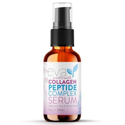 Collagen Peptide Serum - Anti Aging Collagen Serum for Face, Skin Brightening, Reduces Fine Lines &amp; Wrinkles 1 oz