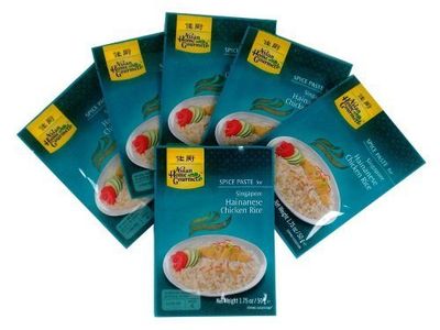 Asian Home Gourmet, Spice Paste for Singapore Hainanese Chicken Rice 1.75oz, Pack of 6