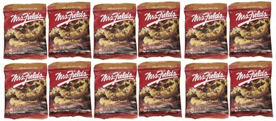 Mrs. Fields Jumbo Individually Wrapped Chocolate Chip Cookies 12 count