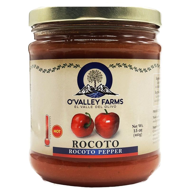 O&#39;Valley Farms - Aji Rocoto, 15 oz 425g, Peruvian Red Hot Pepper Paste