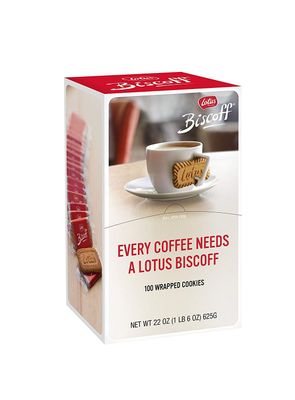Lotus Biscoff Cookies - Caramelized Biscuit Cookies Snack - Dispenser Box - Individually Wrapped - Vegan, 0.2 Ounce 100 Count