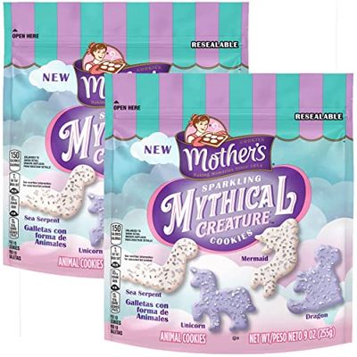 Mother&#39;s Sparkling Mythical Creature Cookies 9 Ounce Pack of 2