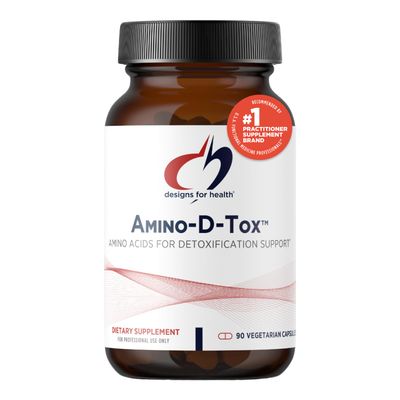 Designs for Health Amino-D-Tox - Amino Acid Detox Liver Cleanse Support - Supplement Blend with Glycine, Calcium D Glucarate, NAC More - Non-GMO 90 Capsules
