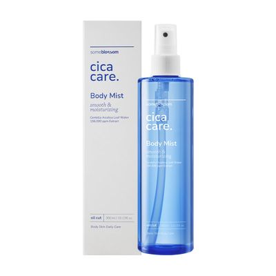 SOMEBLOSSOM Body Mist Spray Soothing &amp; Moisturizing 10.14 Fl Oz 300ml, CICA, AHA, PHA, Niacinamide, Hyaluronic Acid Complex for Body, pH ballanced for Sensitive Skin, Korean Skincare