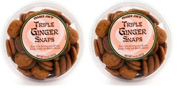 Trader Joe's Triple Ginger Snaps, Xlarge .2-Pack