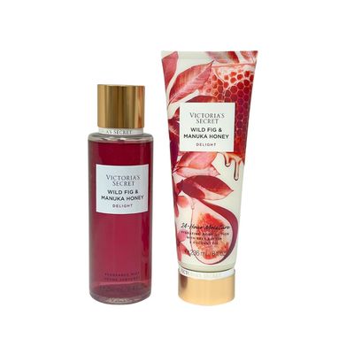 Victoria&#39;s Secret WILD FIG &amp; MANUKA HONEY DELIGHT 2pc bundle - Mist &amp; Lotion for Women