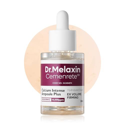 Dr.Melaxin Cemenrete Calcium Ampoule Plus with Adenosine and Niacinamide for Sagging Under Eye Skin, Dark Circles, Fine Lines &amp;Eye Bags 1.01fl.oz.