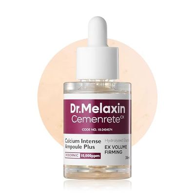 Dr.Melaxin Cemenrete Calcium Ampoule Plus with Adenosine and Niacinamide for Sagging Under Eye Skin, Dark Circles, Fine Lines &amp;Eye Bags 1.01fl.oz.
