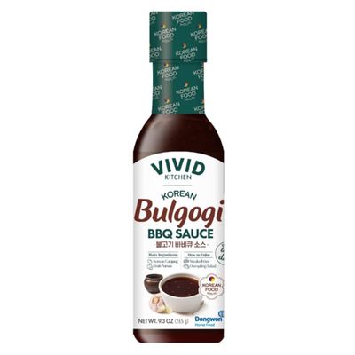 VIVID KITCHEN Bulgogi Sauce - Korean Fusion Marinade &amp; Dipping Sauce - 8.6 oz Bottle - Authentic Sweet &amp; Savory Flavor - No MSG or Preservatives - Ideal for Grilling, Stir-Fry, Toppings &amp; More