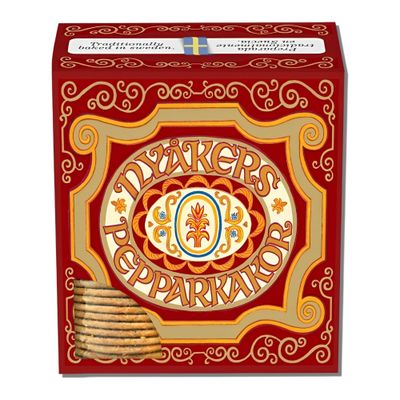 Nyaker Swedish Gingersnap Cookies Twin Sleeve, 10.6-ounces Pack of 3: 31.8 ounces total