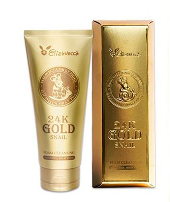 Elizavecca Milky Piggy Gold Snail Foam Cleansing, 6 Ounce