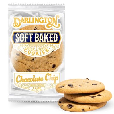 Darlington Farms Cookie Chocolate Chip Individually Wrapped Trans Fat Free 180-Count 1.4-Ounce Packages Pack of 180