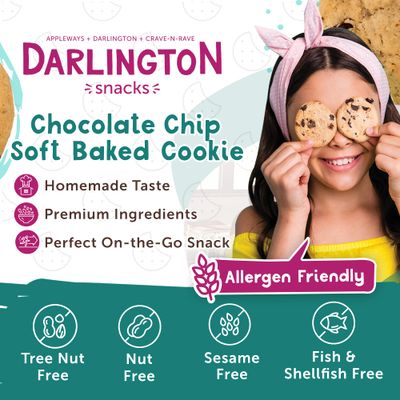 Darlington Farms Cookie Chocolate Chip Individually Wrapped Trans Fat Free 180-Count 1.4-Ounce Packages Pack of 180