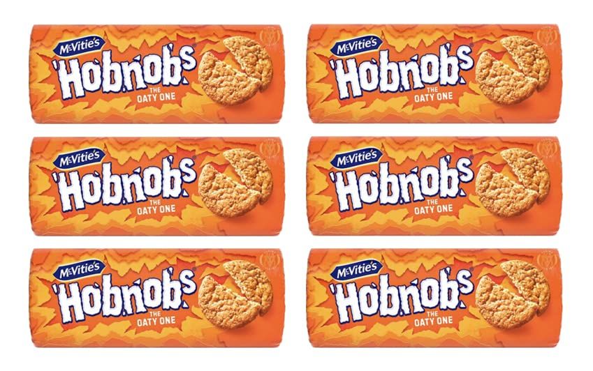 McVitie&#39;s Hobnobs Biscuits 300g - Pack of 6 Best of British Cookies - Mcvities Hobobs Biscuit Packed By Zuvo