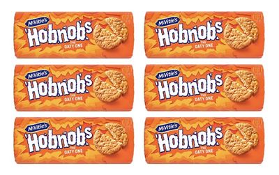 McVitie&#39;s Hobnobs Biscuits 300g - Pack of 6 Best of British Cookies - Mcvities Hobobs Biscuit Packed By Zuvo