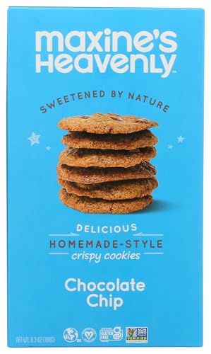 MAXINES HEAVENLY COOKIES Crispy Chocolate Chip Cookies, 6.3 OZ