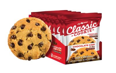 Classic Cookie Soft Baked Chocolate Chip Cookies, 2 Boxes, 16 Individually Wrapped Cookies