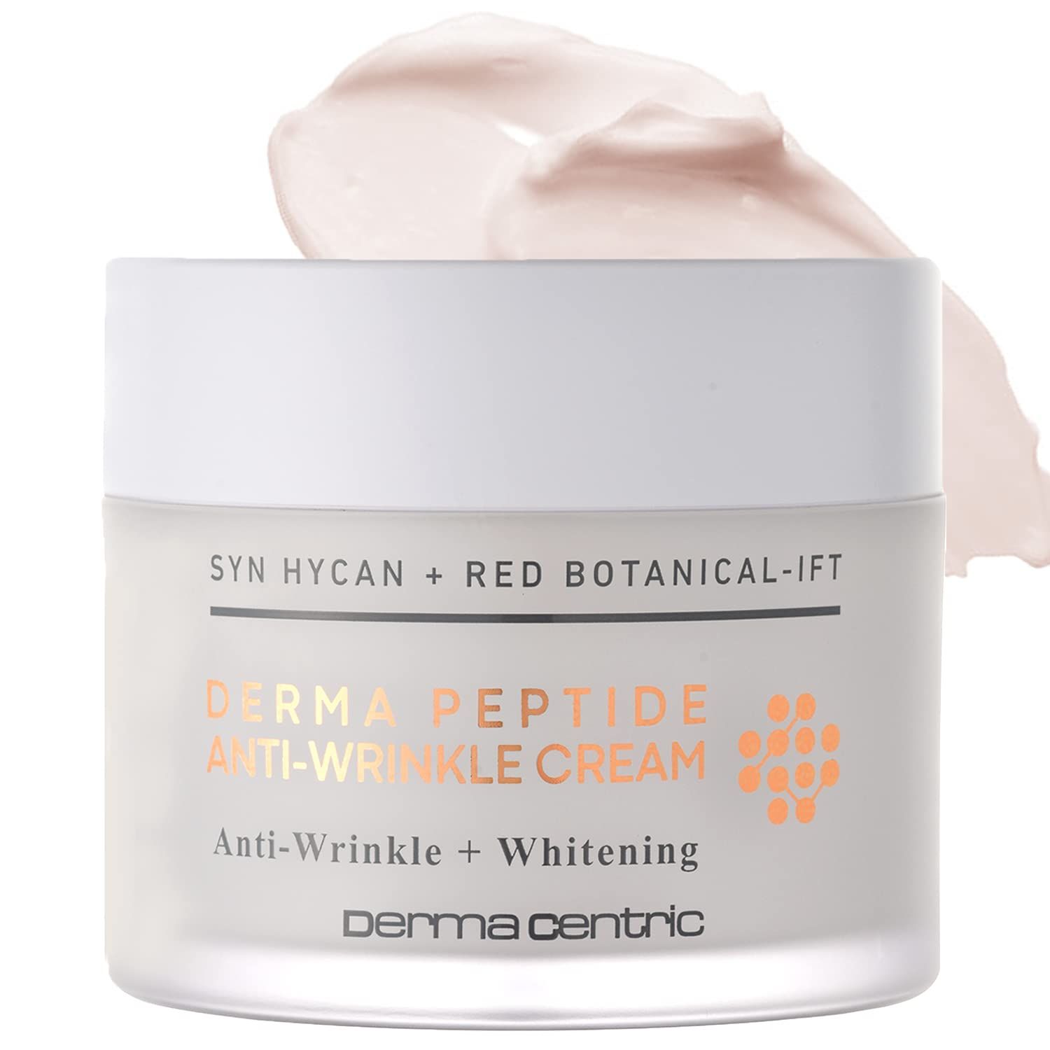 DERMACENTRIC Derma Peptide Face Wrinkle Cream Vegan Skin Repair Hydrating Face Moisturizer Face Cream Skin Repairing Facial Moisturizer Brightening Cream wNiacinamide &amp; Collagen 1.69 oz