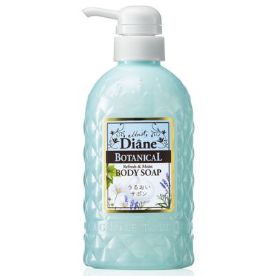 Moist Diane Hydrating &amp; Moisturuizing Body Soap, Japan Natural Body Gel for Kids, Women, Men w Dry &amp; Sensitive Skin, Organic Body Wash with Pump, Sulfate-Free Liquid Soap, Botanical Citrus 16.9 Fl Oz