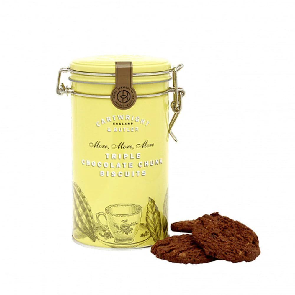 CARTWRIGHT &amp; BUTLER Triple Chocolate Chunk Tin, 200 GR