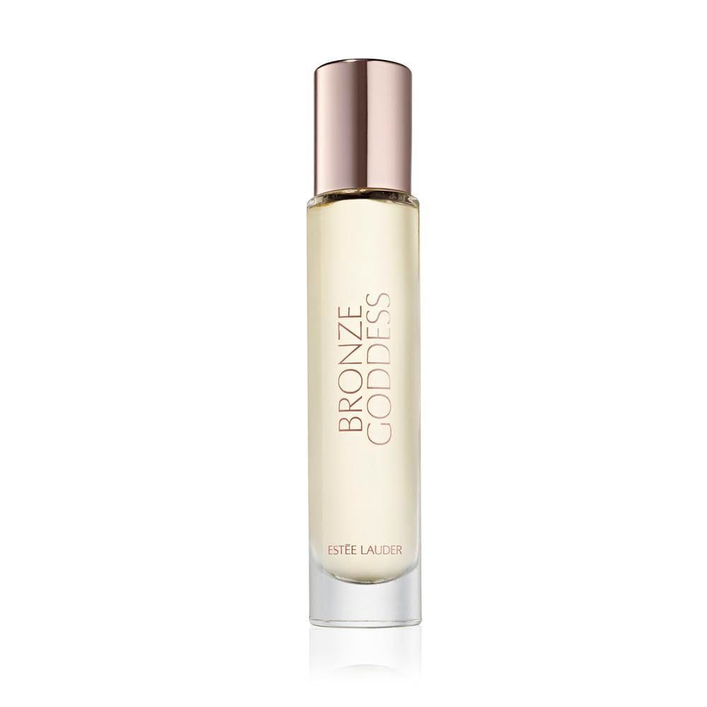 Estee Lauder Bronze Goddess Eau Fraiche Spray with Notes of Tiare Flower, Creamy Coconut, Amber, Sandalwood &amp; Vanilla Women&#39;s Perfume, Travel Size, 0.34 Fl Oz