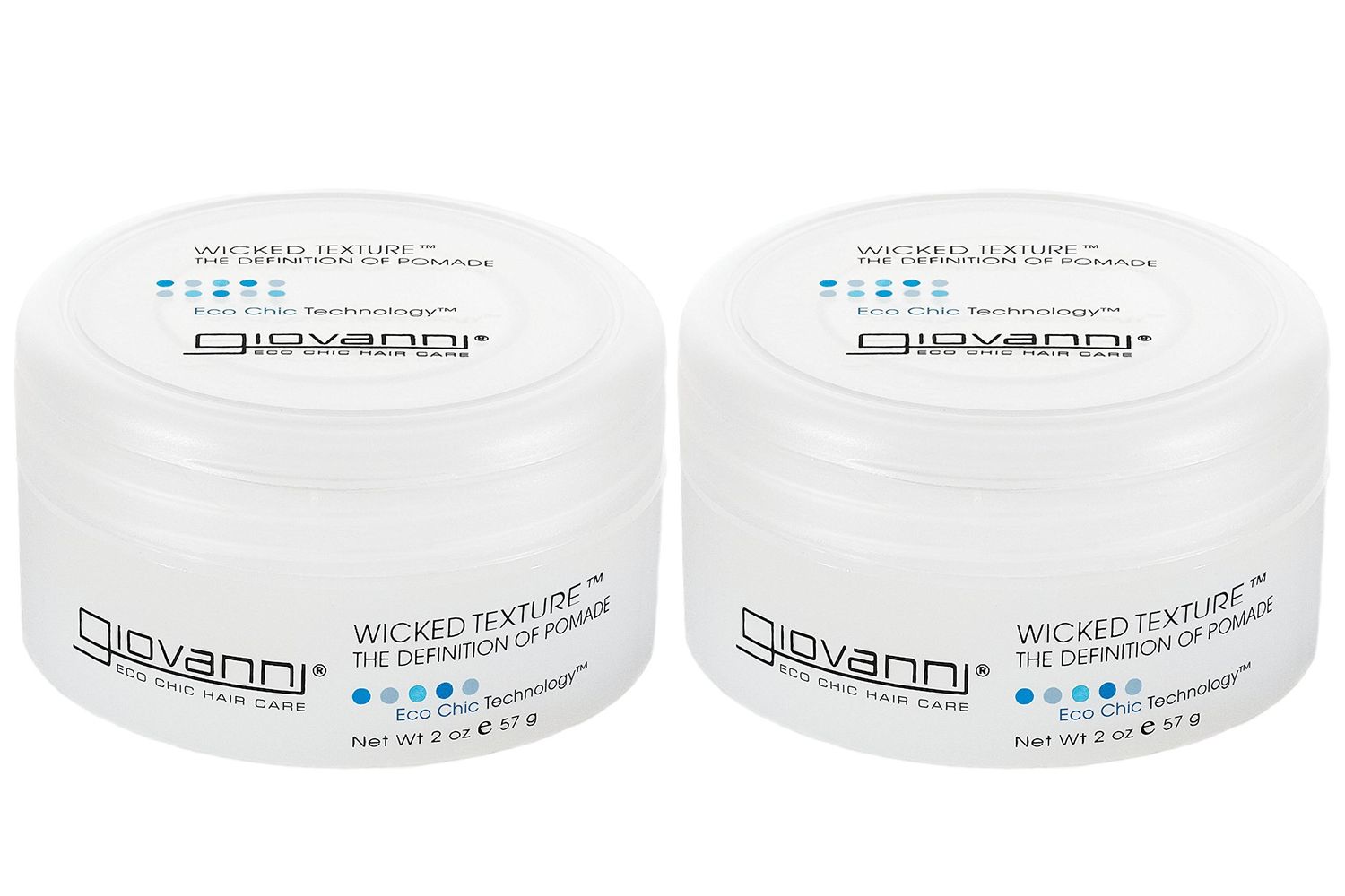 GIOVANNI COSMETICS Eco Chic Wicked Texture - The Definition Of Pomade, 2 Ounce 60 Milliliter PACK OF 2
