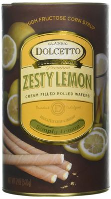 DOLCETTO Dolcetto Wafer Rolls Lemon, 12 OZ