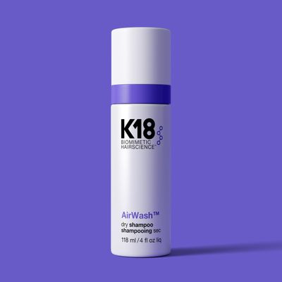 K18 AirWash Dry Shampoo, Non-Aerosol, Balances Scalp &amp; Controls Excess Oil Production, 4 Fl Oz