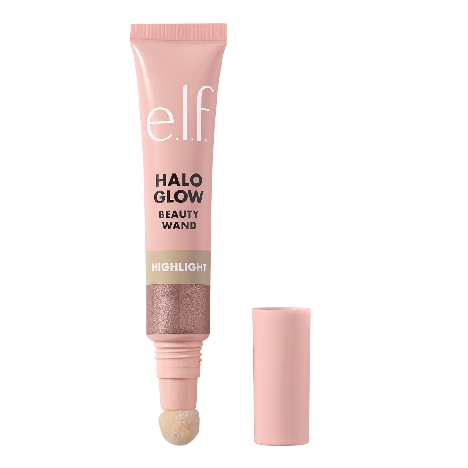 e.l.f. Halo Glow Highlight Beauty Wand, Liquid Highlighter Wand For Luminous, Glowing Skin, Buildable Formula, Vegan &amp; Cruelty-free, Rose Quartz